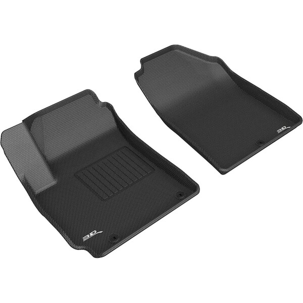 3D Maxpider Floor Mats for 2021-202 Kia Seltos1 Kagu Black R1 L1KA05611509 - main
